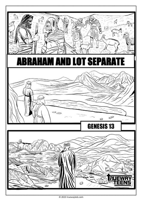 Abraham And Lot Separate Genesis 13 Bible Lesson For Teens