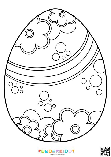Роздрукувати шаблони та розмальовки Великодні яйця в PDF