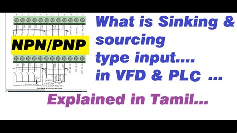 What Is Sinking Sourcing Type Inputs In Vfd Plc Explained In Tamil