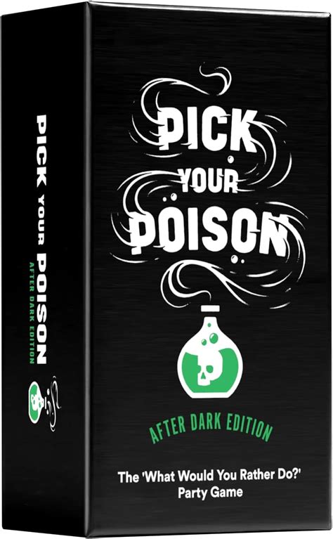 Pick Your Poison Card Game The What Would You Rather Do” Adult