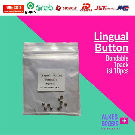 Jual Lingual Button USA Isi 10 Pcs Dental Ortho Lingual Buton