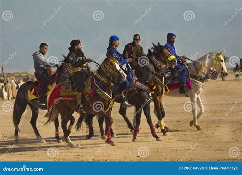 Festival of the Sahara in Douz, Tunisia. Editorial Stock Photo - Image of dress, sahara: 206614928