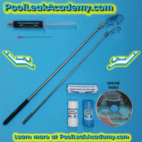 Swimming Pool Leak Detection Dye Test Syringe Kit With Underwater