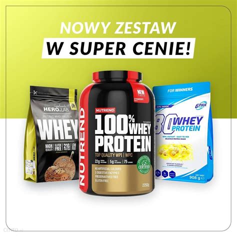 Nutrend 100 Whey Protein 2250G 6Pak 80 908G Hiro Lab 750G Ceny I