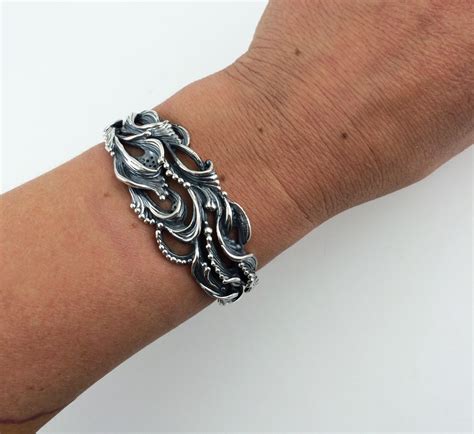 Truly . a handmade silver cuff bracelet — Crystal Hartman Art Jewelry