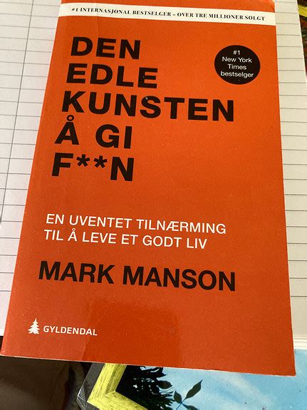 Den Edle Kunsten Gi F N Mark Manson Finn Torget