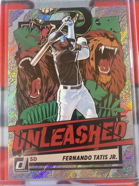 Panini Donruss Baseball Fernando Tatis Jr Unleashed Ssp Prizm Ts