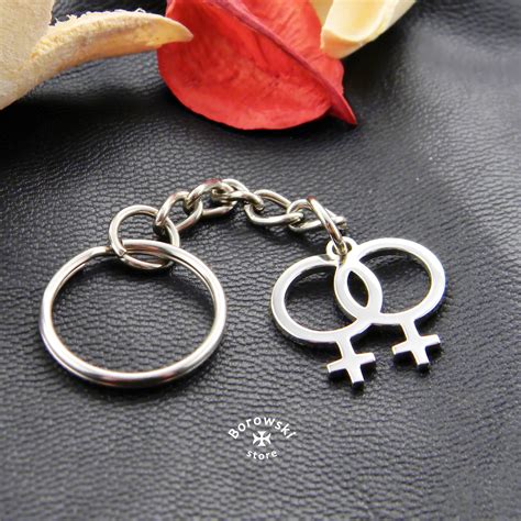 Female Symbol Double Sided Lesbian Symbol Stainless Steel Etsy