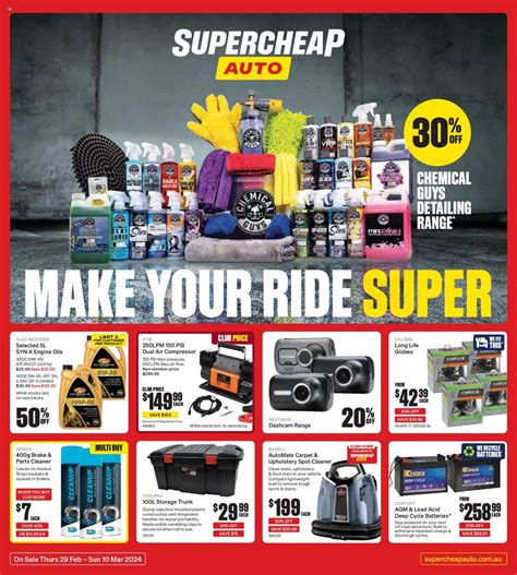 SuperCheap Auto Catalogue March 2024 Save Now