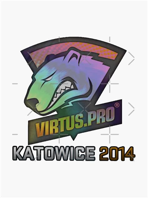 Virtus Pro Katowice Holo Sticker For Sale By Unseencsgo Redbubble