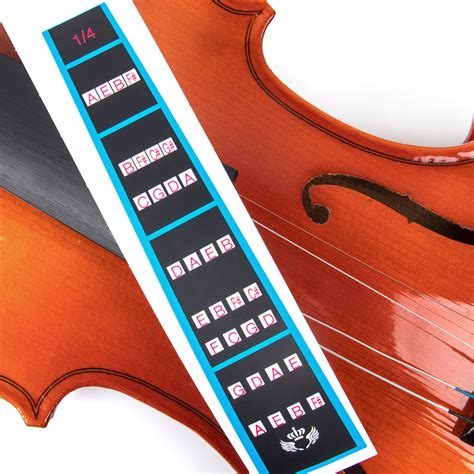 Violin Fingerboard Sticker Fretboard Note Label Fingering Chart Sexiz Pix