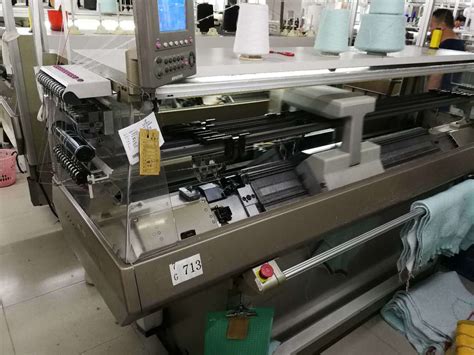 Used Flat Knitting Computerized Machine Shima Seiki Brand Nssg 122sv 7g