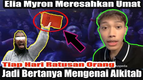 Thu Kan Elia Myron Meresahkan Umat Tiap Hari Banyak Orang Penasaran