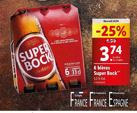 Promo Bi Res Super Bock Chez Lidl Icatalogue Fr