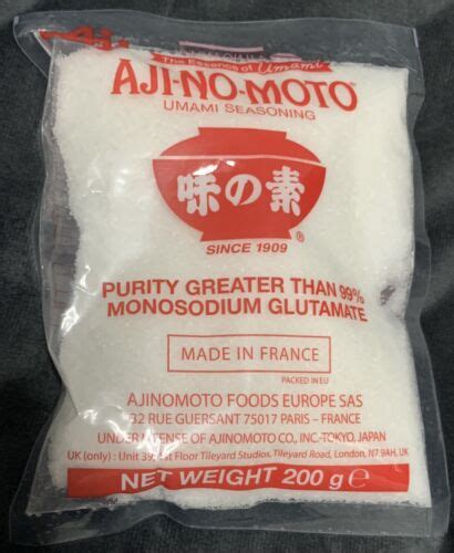 Ajinomoto Umami Flavour Seasoning Monosodium Glutamate MSG 200g