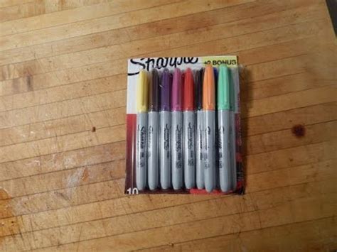 Testing Sharpie - YouTube