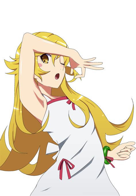 Oshino Shinobu Shinobu Oshino Kissshot Acerolaorion Heartunderblade