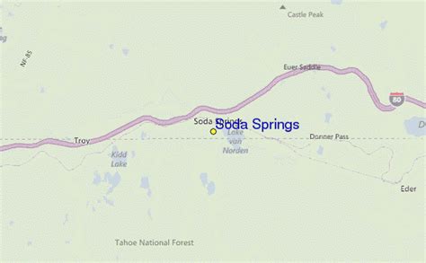 Soda Springs Ski Resort Guide, Location Map & Soda Springs ski holiday accommodation