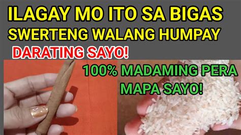 Gawin Mo Ito Sa Bigasan Maraming Pera Mapasa Kamay Mo Youtube