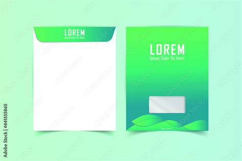 Envelope Design. A4 Envelope design with front and back. Luxury, Modern ...