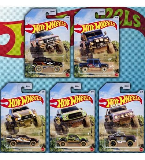 Hot Wheels 5 Li Araba Seti Hot Wheels Off Road Series HMV70