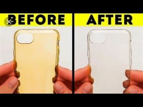 How To Remove Yellowness Off A Transparent Phone Case Clean A Clear