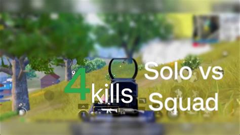 4 Solo Kills Solo Vs Squad Gameplay Bgmi Solo Vs Squad Full Rush🥱