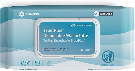 SUNKISS Trustplus Lingettes Pour Adultes Lingettes Nettoyantes Extra