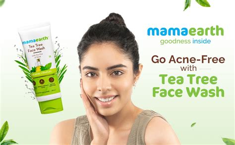 Mamaearth Tea Tree Natural Face Wash For Acne And Pimples Wash 100 Ml