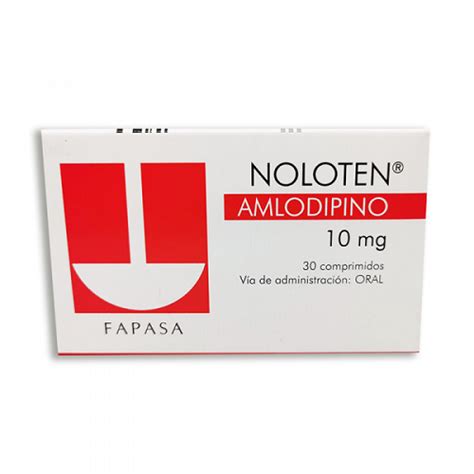 Noloten 10 Mg Caja X 30 Comp Farmatotal