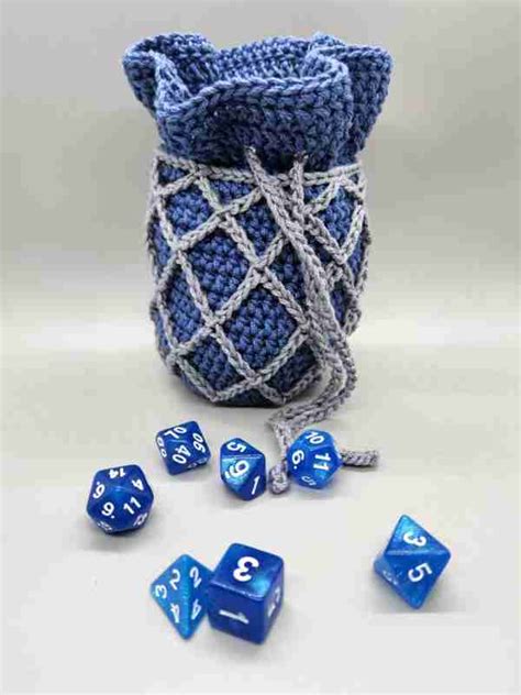 Dnd Dice Bag Of Tricks Free Crochet Pattern For Ttrpgs • Green Fox Farms Designs