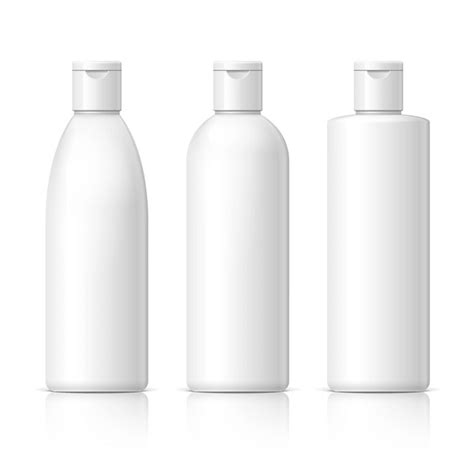 Blank White Plastic Cosmetics Shampoo Bottle Over 22424 Royalty Free