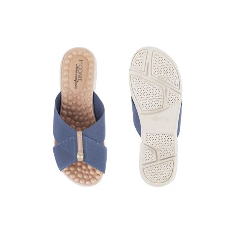 Modare Blue Solid Plain Round Toe Buy Modare Blue Solid Plain Round