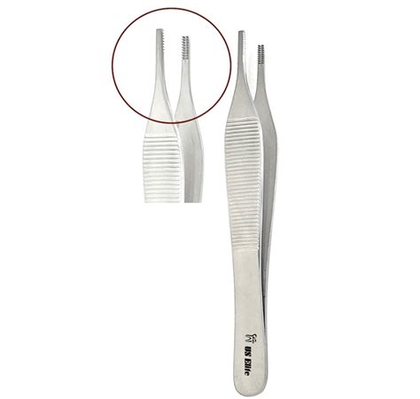 Adson Brown Tissue Forceps 7x7 Teeth Us Elite