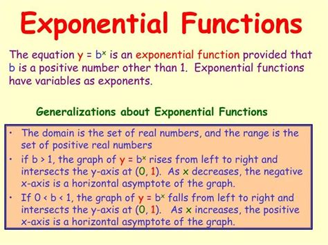 Ppt Exponential Functions Powerpoint Presentation Free Download Id5749818