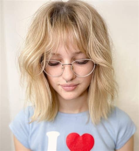 26 Wolf Cut Ideas With Wispy Bangs Styleoholic