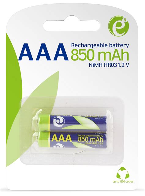 GEMBIRD 2sztuki Akumulatorki AAA 850 MAH Niskie Ceny I Opinie W