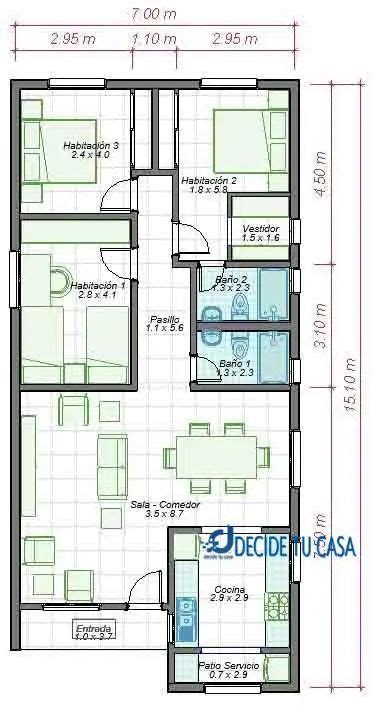 Planos De Casas De X Dise Os Decide Tu Casa Planos De Casas