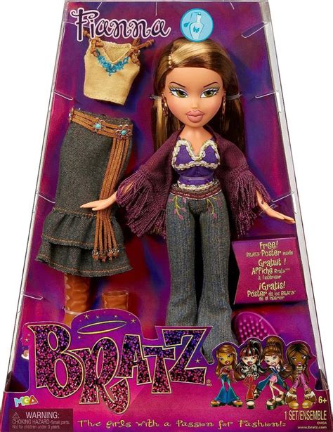 Bratz Original Fashion Doll Fianna Series With Outfits And Poster