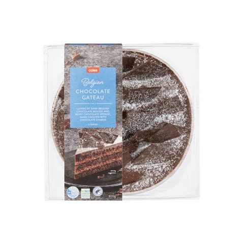 Coles Belgian Chocolate Gateau 800g Is Not Halal Halal Check