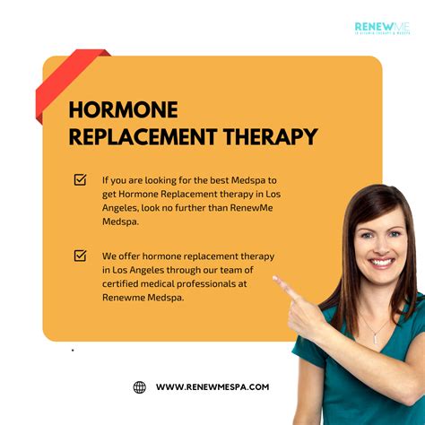 Hormone Replacement Therapy Types And Treatment In Los Angeles