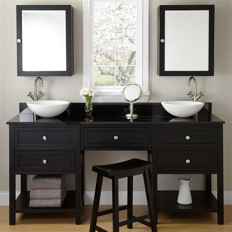 60 Inch Bathroom Vanity Single Sink With Makeup Area Home Inspiration