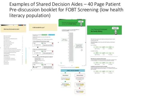 Shared Decision Making For Lung Cancer Screening