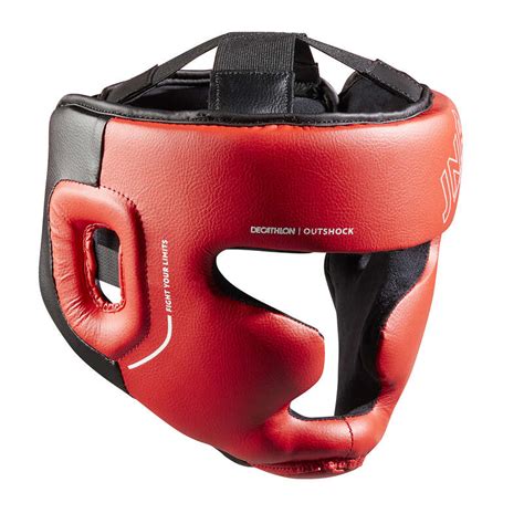 Capacete Integral De Boxe 500 CrianÇa Vermelho Outshock À Venda Na