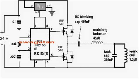 Induction Heater Circuit Schematic