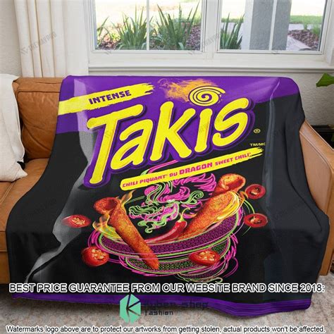 Takis Dragon Sweet Chili Rolled Tortilla Chips Soft Blanket Morequilt