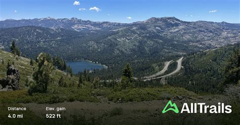 Glacier Way Donner Lake Rim And Far Side Trail Loop Map Guide California Alltrails