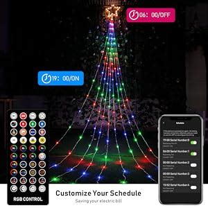 Amazon Christmas Decoration Smart Outdoor Star String Lights 11