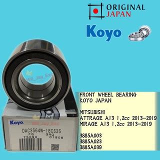 KOYO DAC3564W 18CS35 FRONT WHEEL BEARING DAC3564W 22CS35 MITSUBISHI