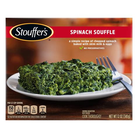 Stouffer S Spinach Souffle Frozen Side Dish 12 Oz Grocery And Gourmet Food